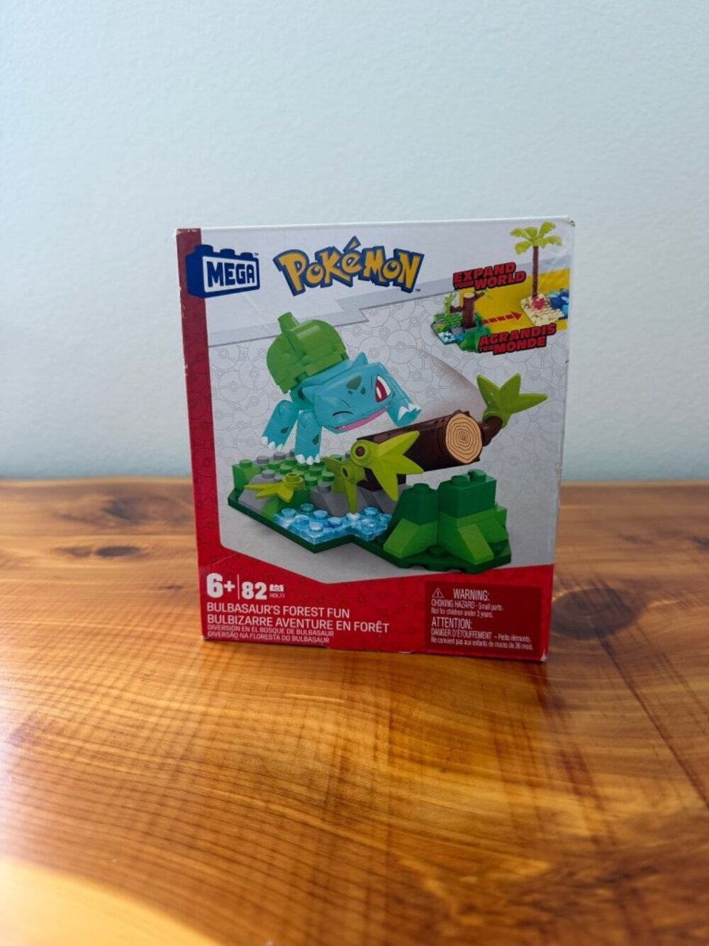 MEGA Pokemon Bulbasaur's Forest Fun (82 pcs) Building Toy Set, Age 9+ Years